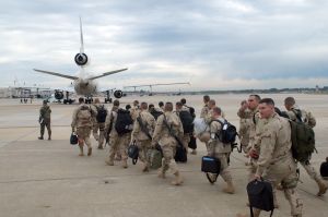 U.S. Soldiers Deploy To Iraq From Fort Bragg