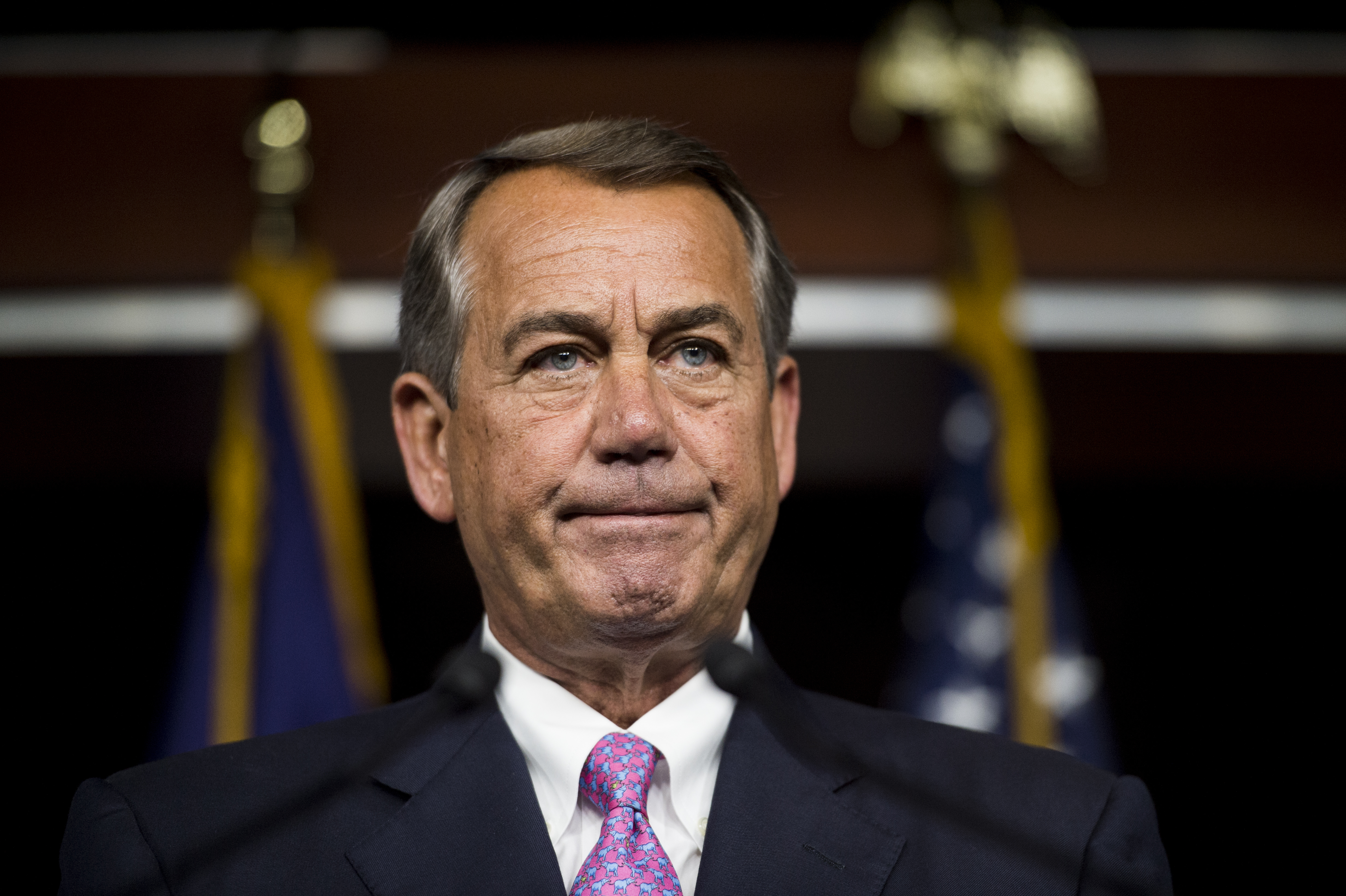 Speaker of the House John Boehner...