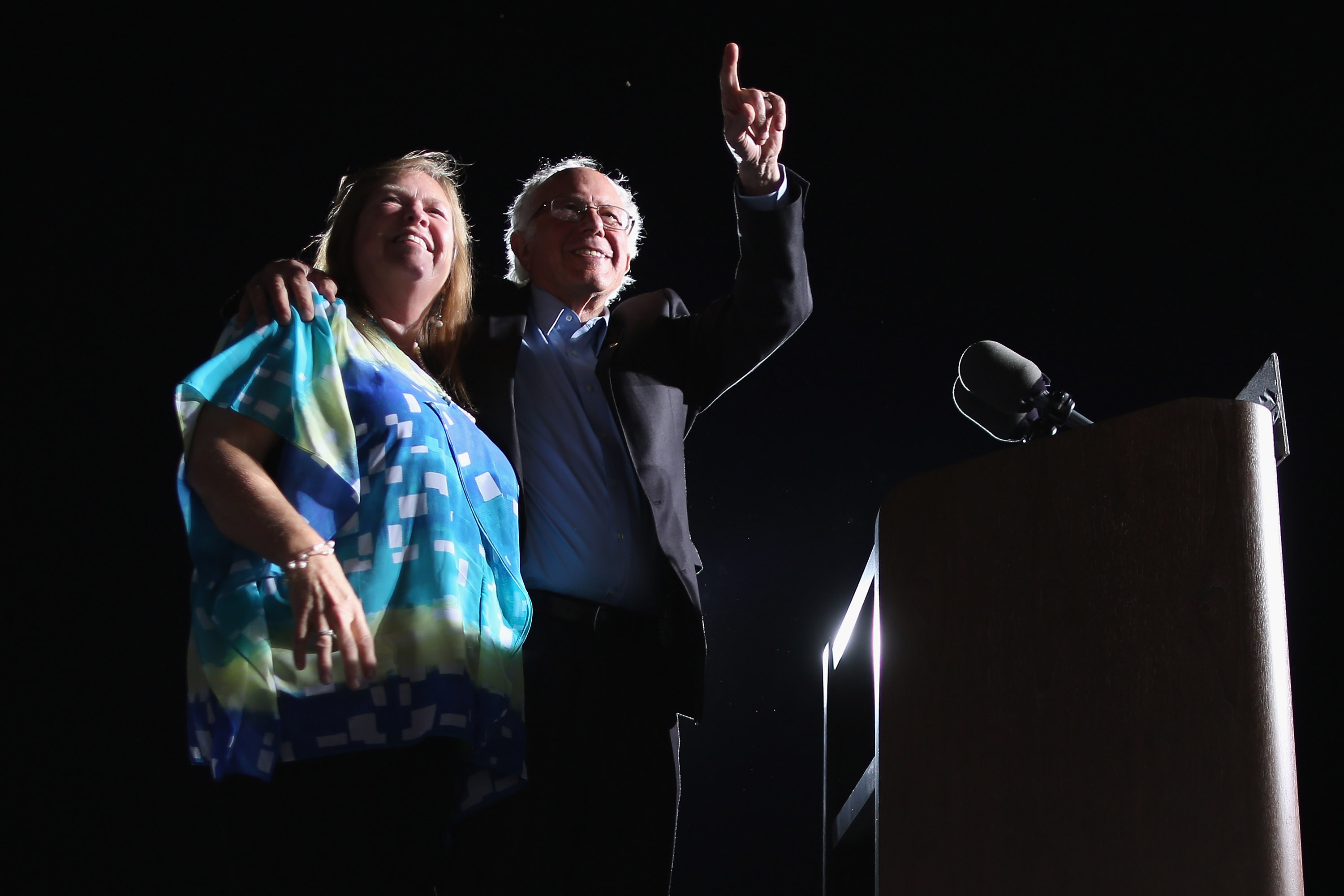 Bernie Sanders Holds Campaign Rally At Virginia Fairground