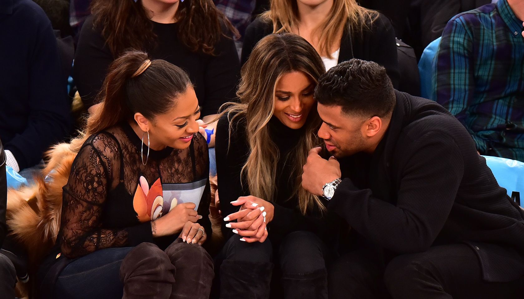 Celebrities Attend The Washington Wizards Vs New York Knicks Game - February 09, 2016
