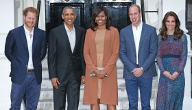 The Obamas Dine At Kensington Palace