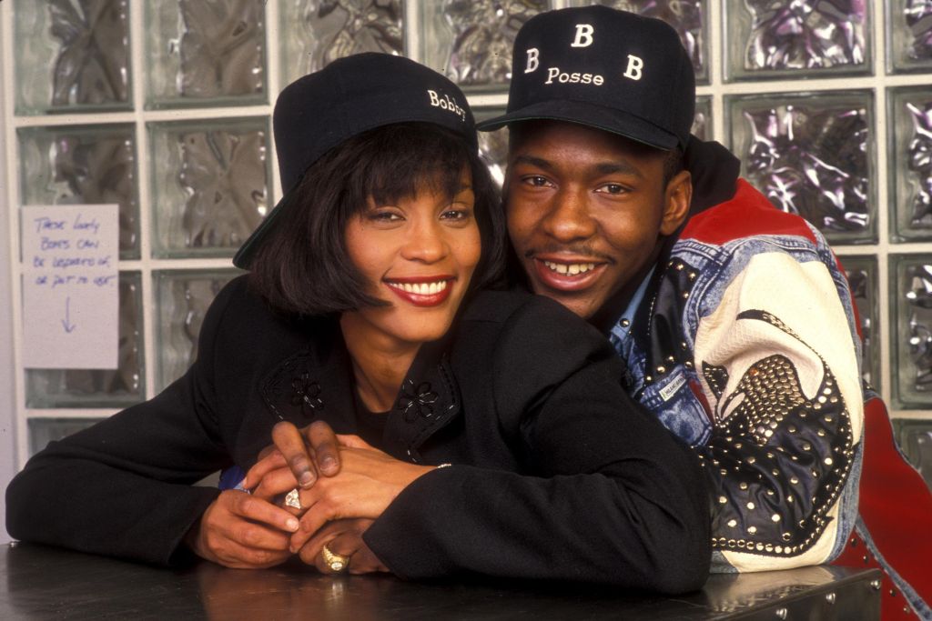 Whitney Houston and Bobby Brown Engagement File Photo