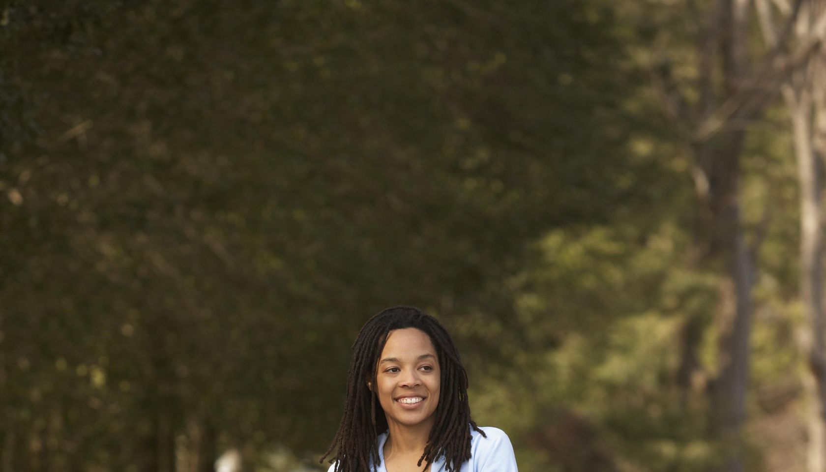 Mother and Daughter Out for a Walk