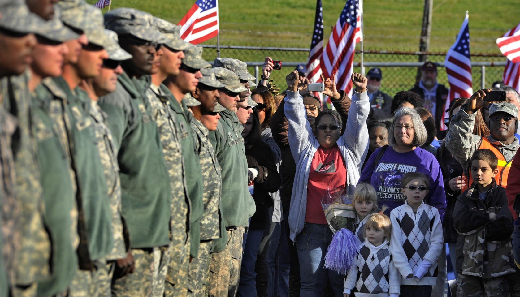 Army National Guard Troops Come Home Early