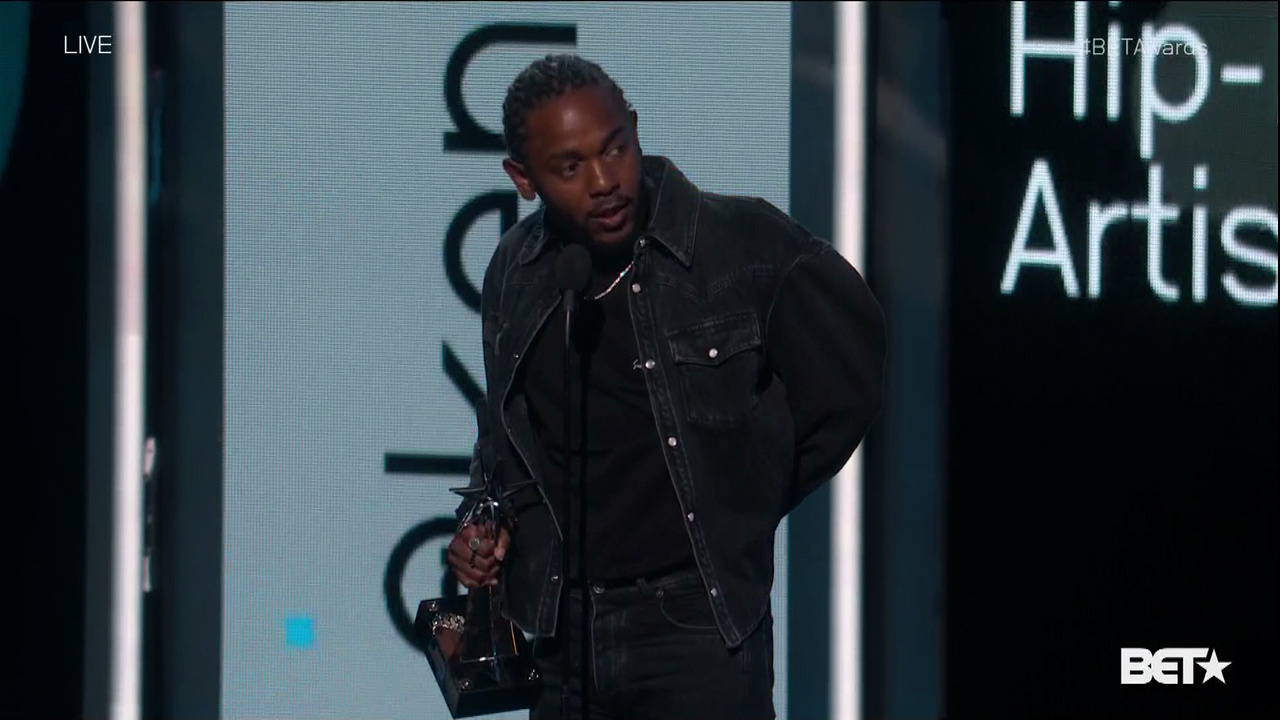 The 2017 BET Awards hosted by Leslie Jones as seen on BET.