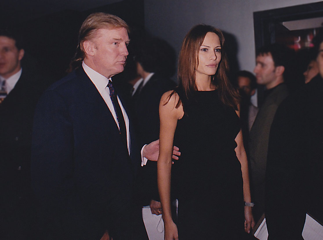 Donald Trump & Melania Knauss Trump at Playboy's 45th.