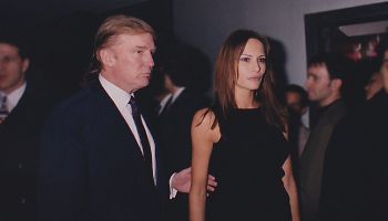 Donald Trump & Melania Knauss Trump at Playboy's 45th.