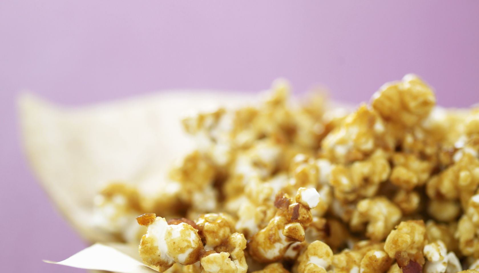 Gift of homemade caramel popcorn
