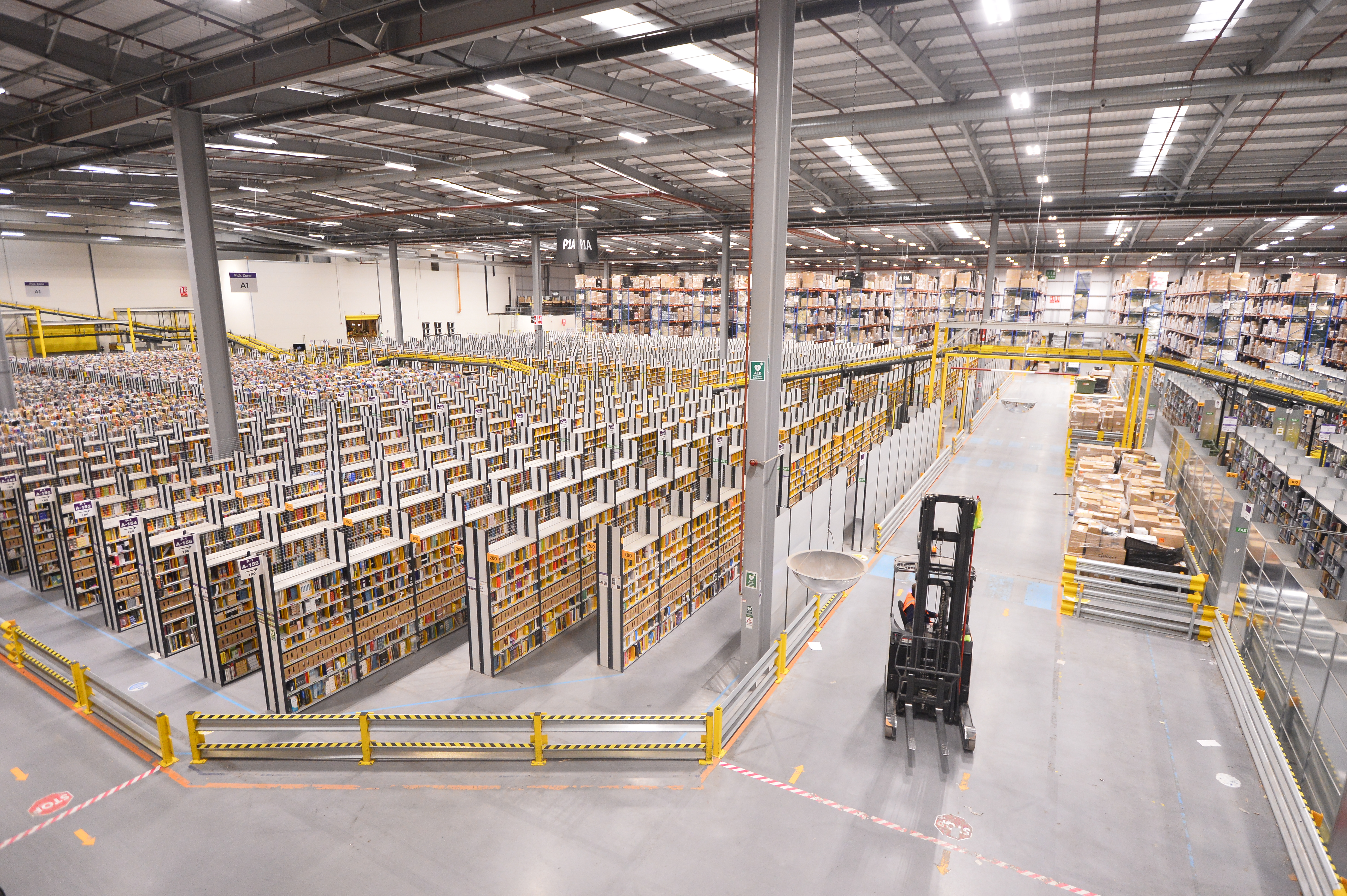 Inside the Amazon UK warehouse on Black Friday