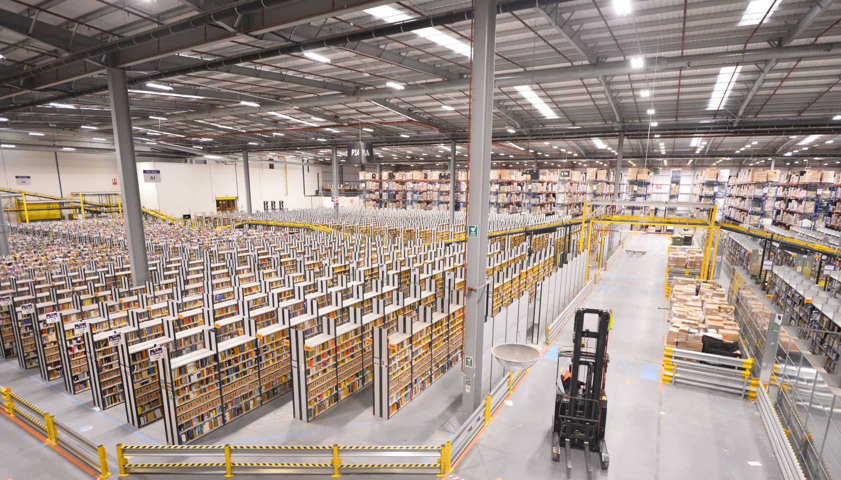 Inside the Amazon UK warehouse on Black Friday
