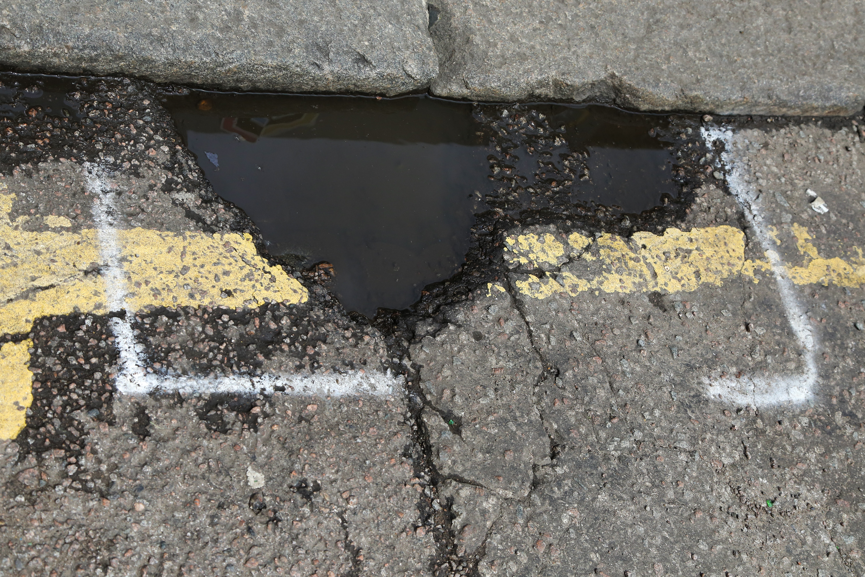 Potholes in north London