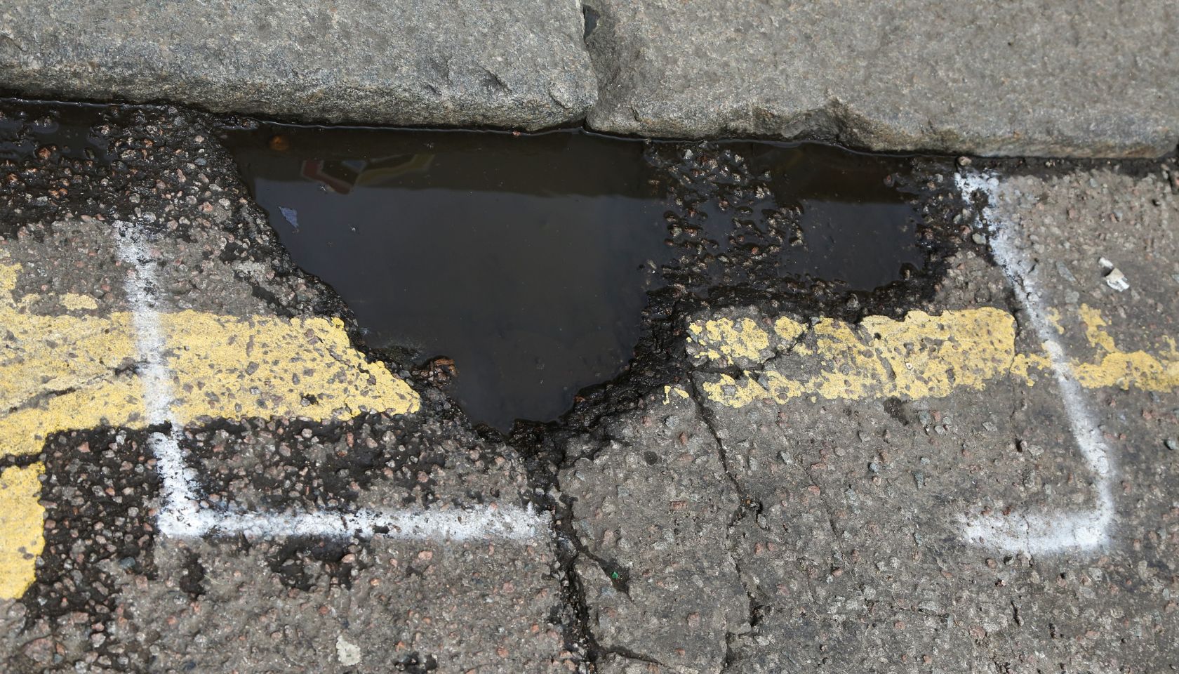 Potholes in north London