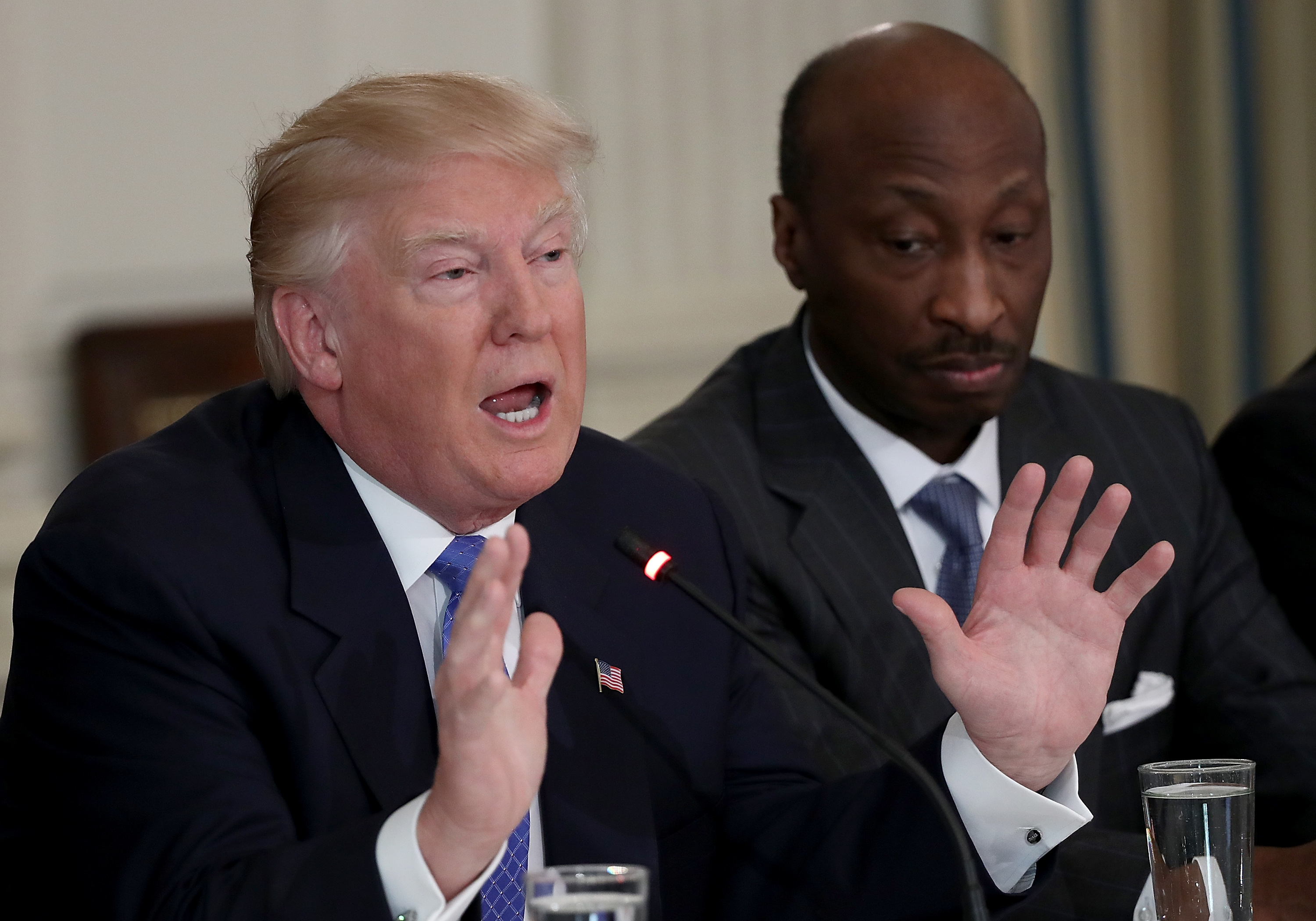 President Trump Holds Listening Session With Manufacturing CEO's