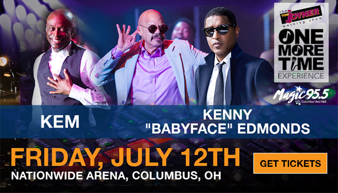 Tom Joyner One More Time Columbus Babyface Kem Graphic