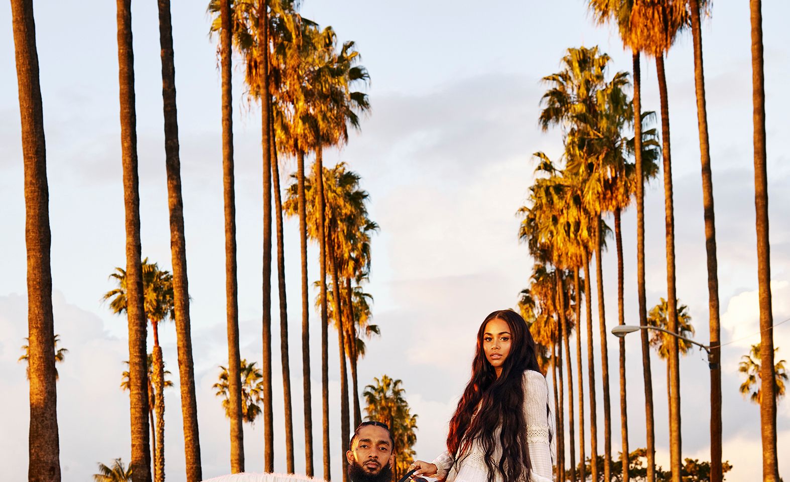Lauren London and Nipsey Hussle GQ Shoot