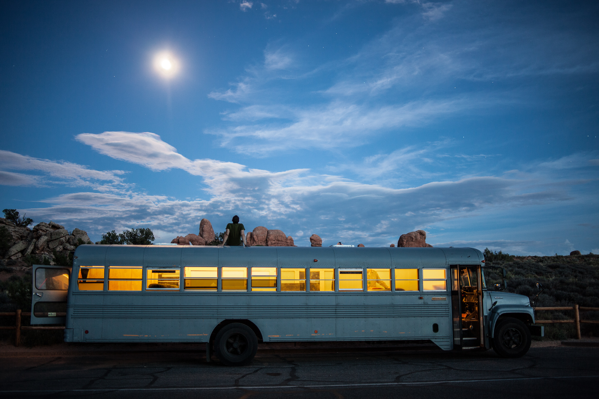 Architect Student Redesigns a School Bus as a Modular Home.