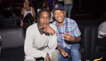A$AP Rocky and Russell Simmons
