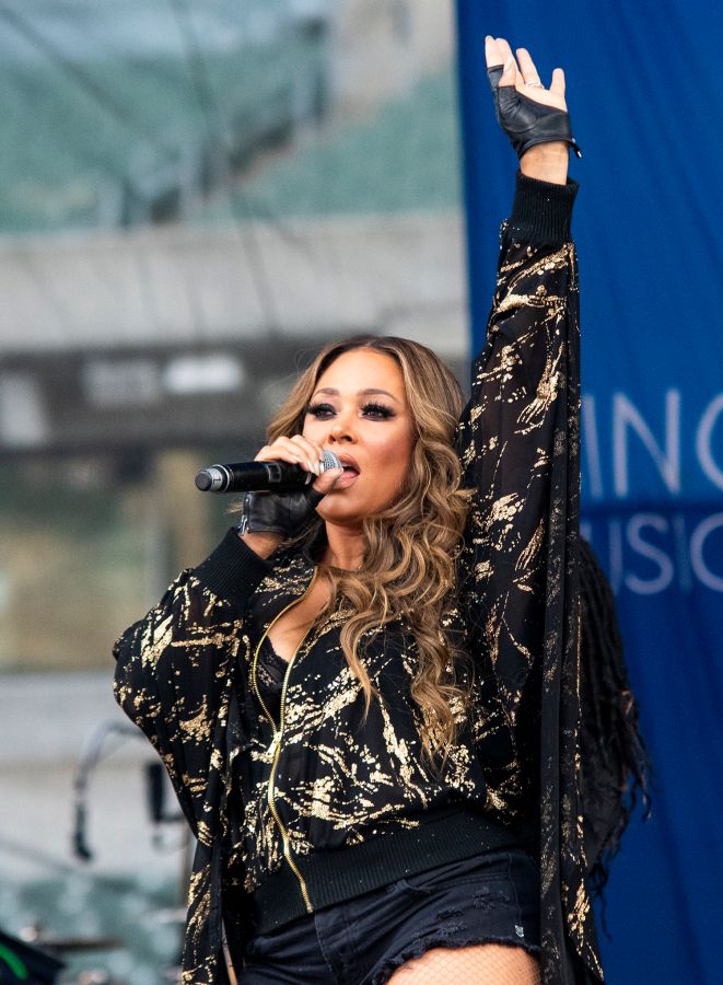 Tamia at the 2019 Cincinnati Music Festival