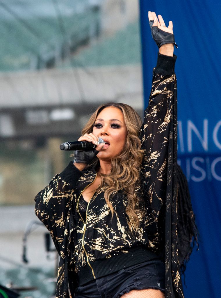 Tamia at the 2019 Cincinnati Music Festival