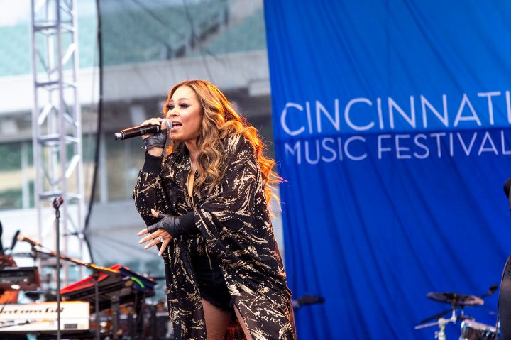 Tamia at the 2019 Cincinnati Music Festival