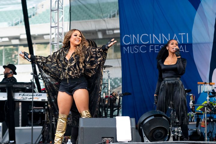 Tamia at the 2019 Cincinnati Music Festival