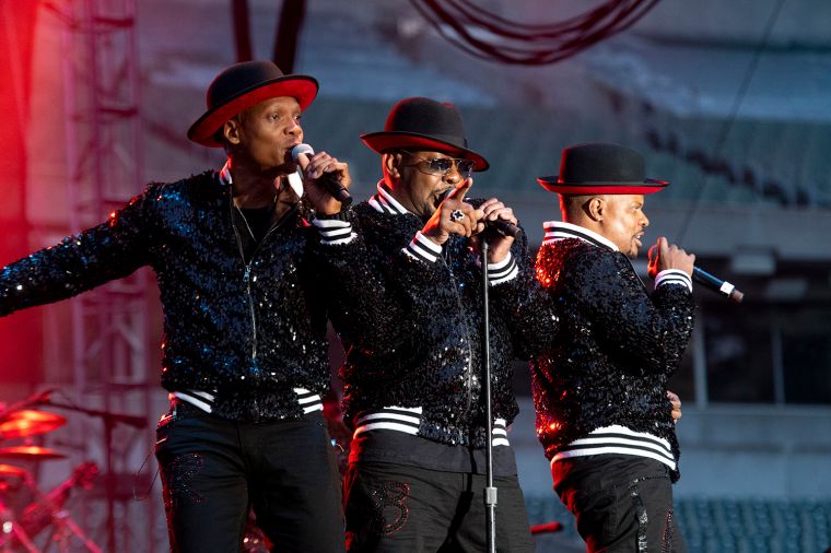 Ronnie Bobbie Ricky Mike at the 2019 Cincinnati Music Festival