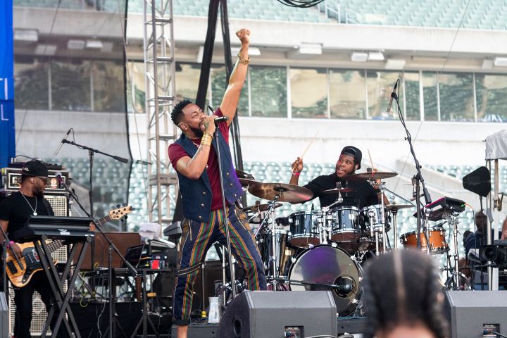Raheem Devaughn at the 2019 Cincinnati Music Festival
