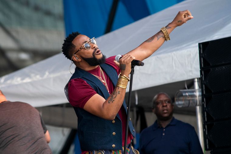Raheem Devaughn at the 2019 Cincinnati Music Festival