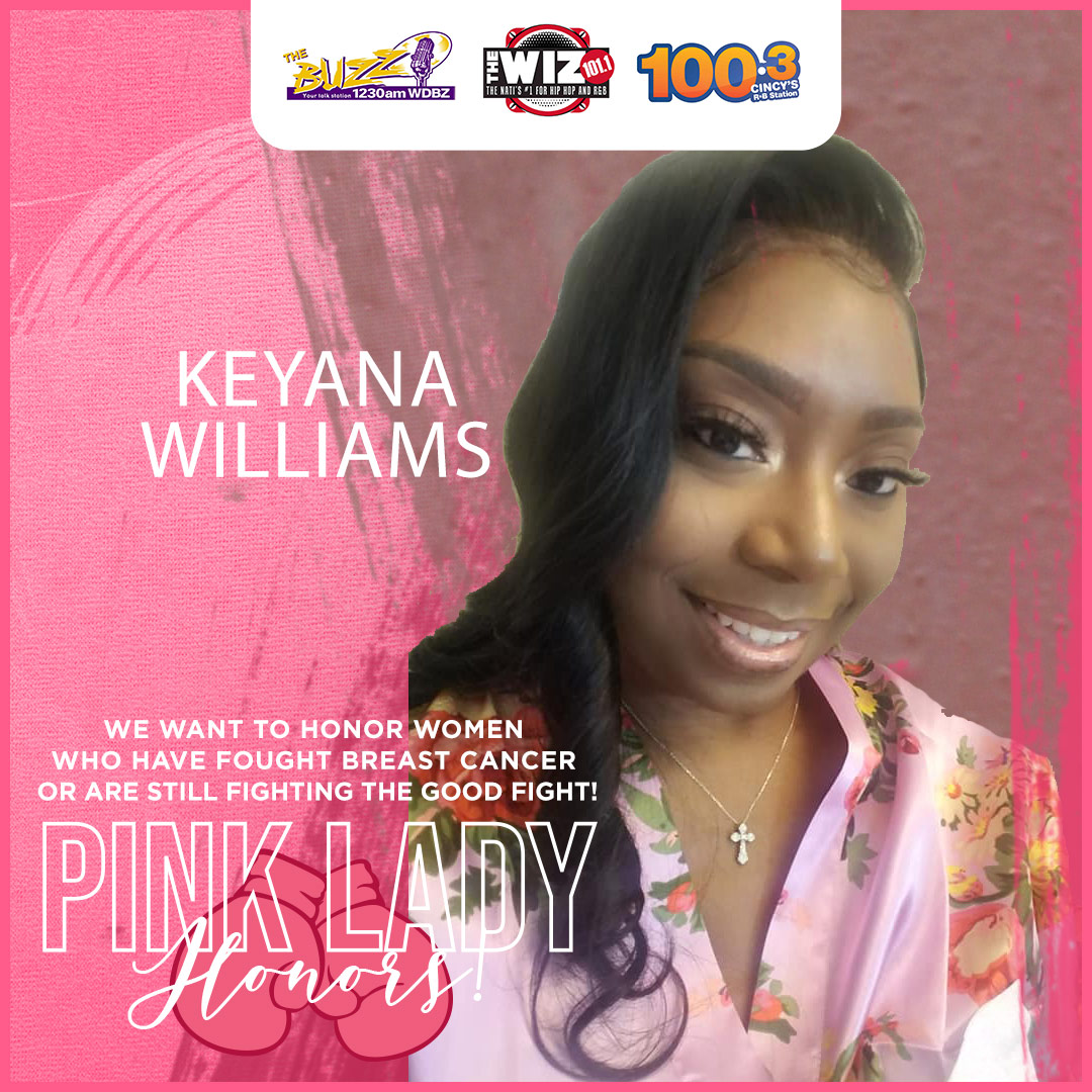 Keyana Williams Pink Lady Honoree