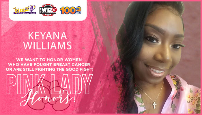 Keyana Williams Pink Lady Honoree
