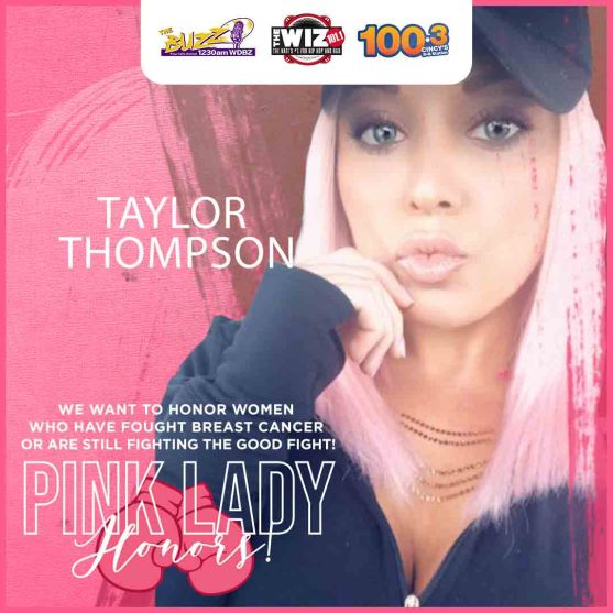 Pink Lady Honoree Taylor Thompson