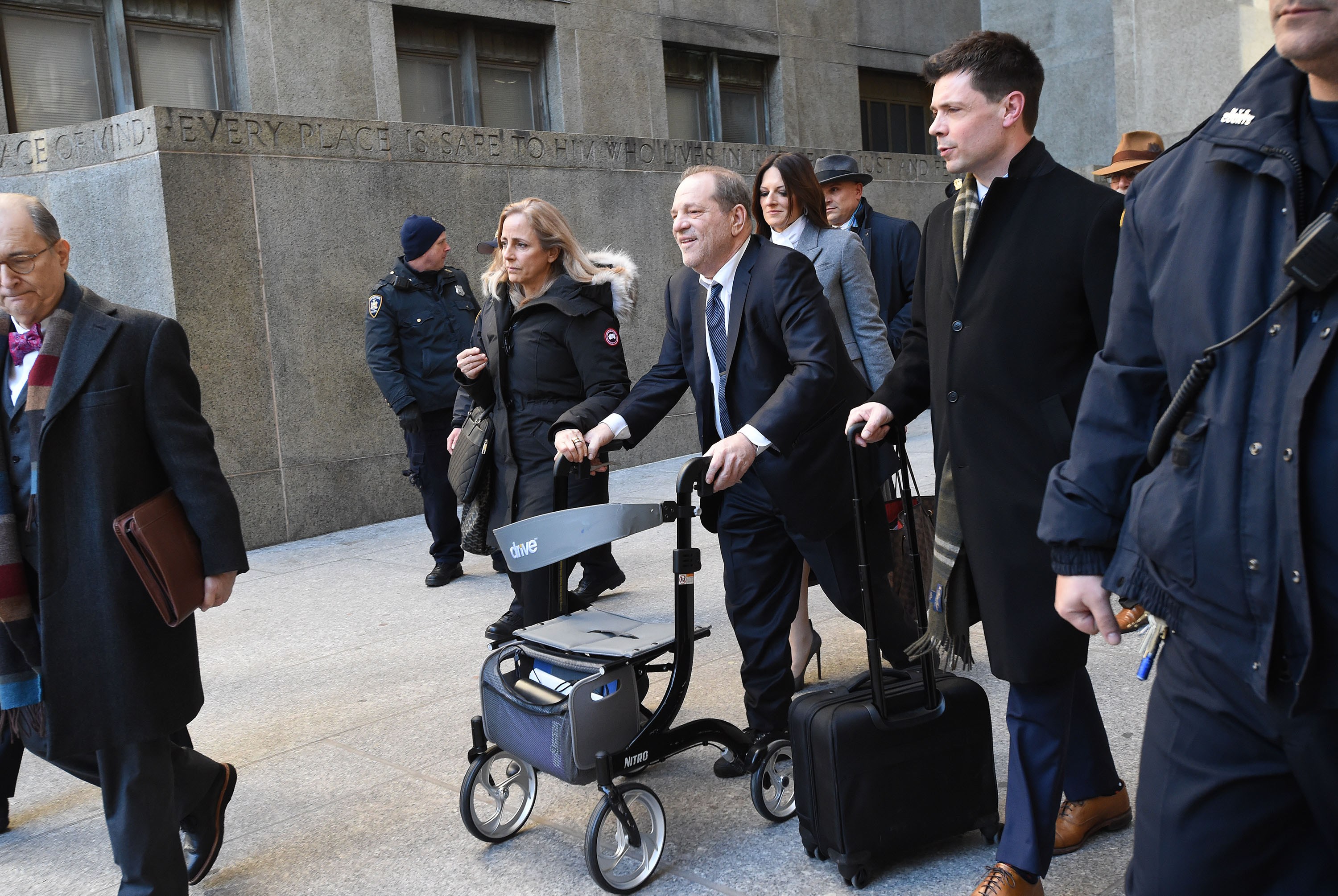 Harvey Weinstein at court appearance for...