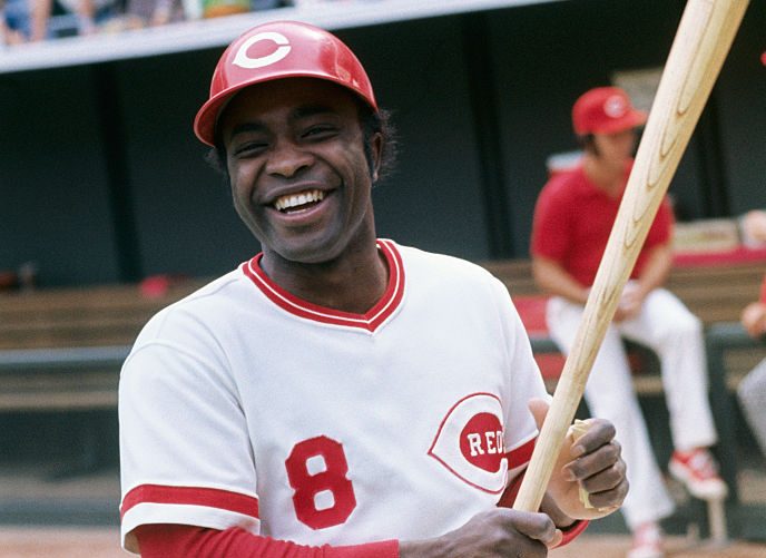 Joe Morgan Posing with Bat