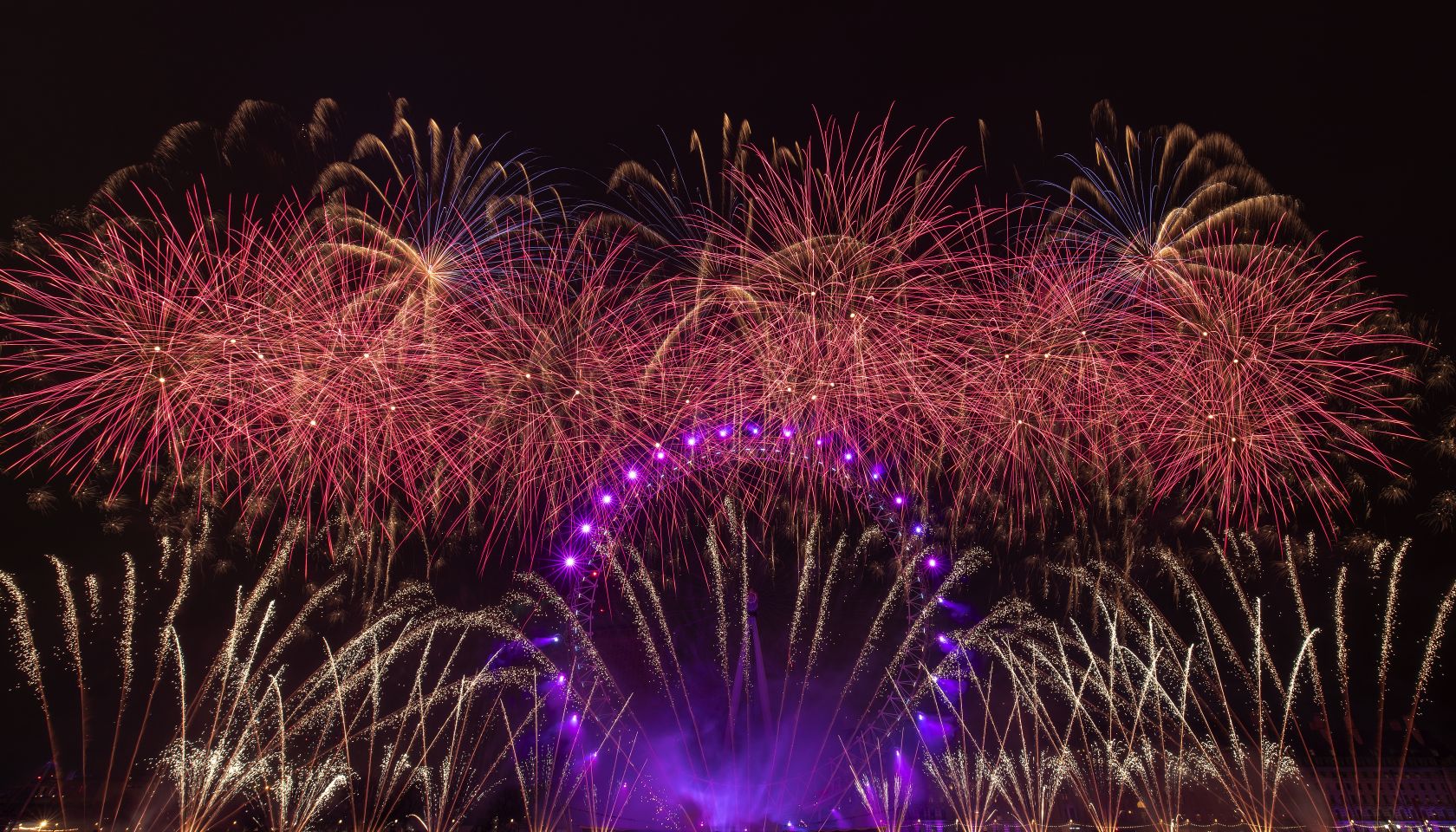 London's New Year's Eve fireworks display