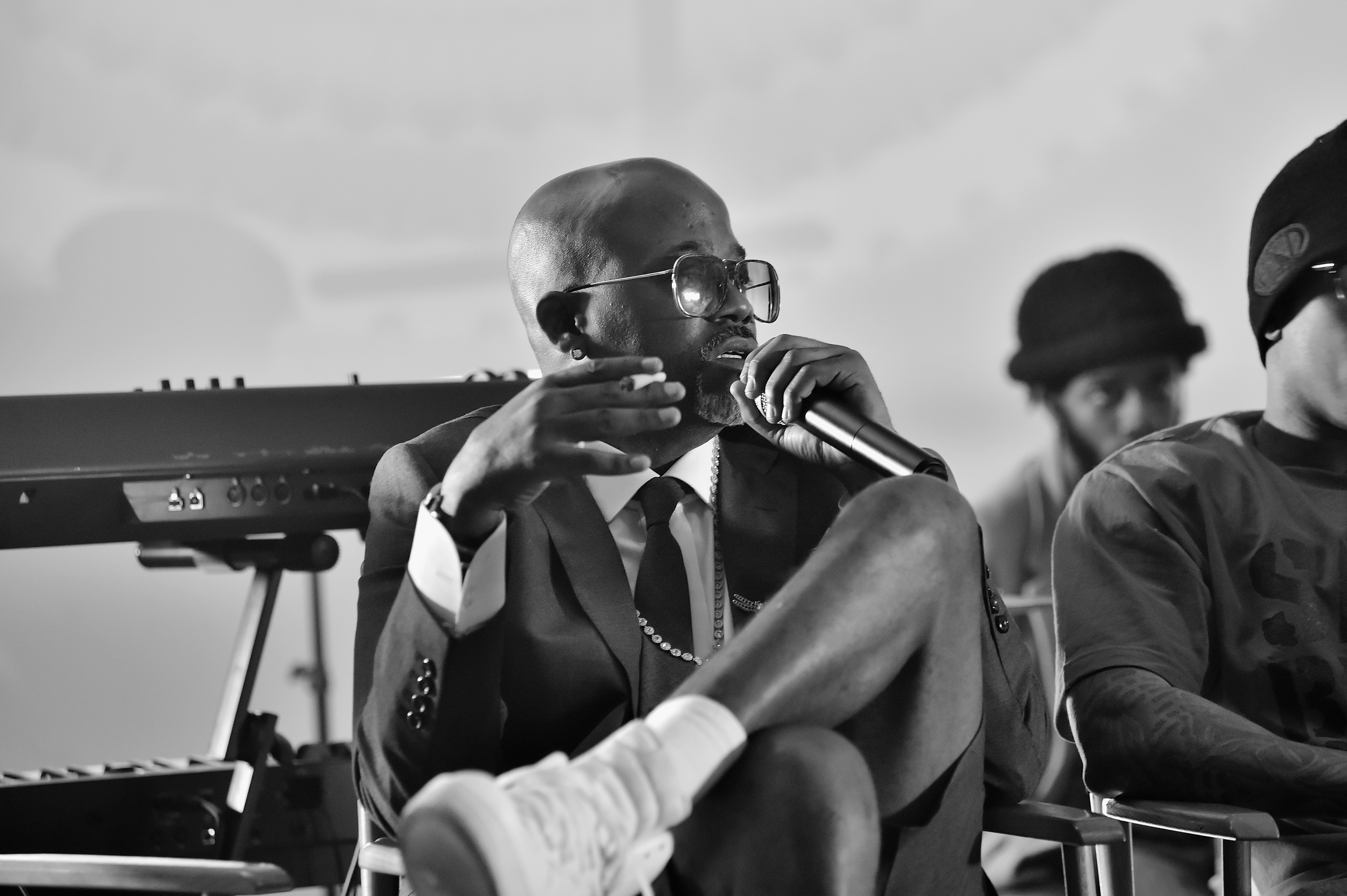 Dame Dash speaks at Dame Dash Studios