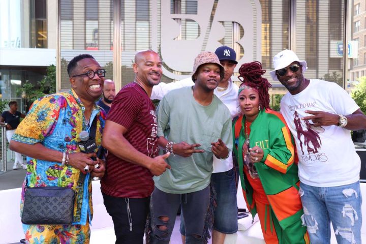 Rickey Smiley Morning Show Along with B.J. The Chicago Kid at Cincinnati Music Festival Broadcast