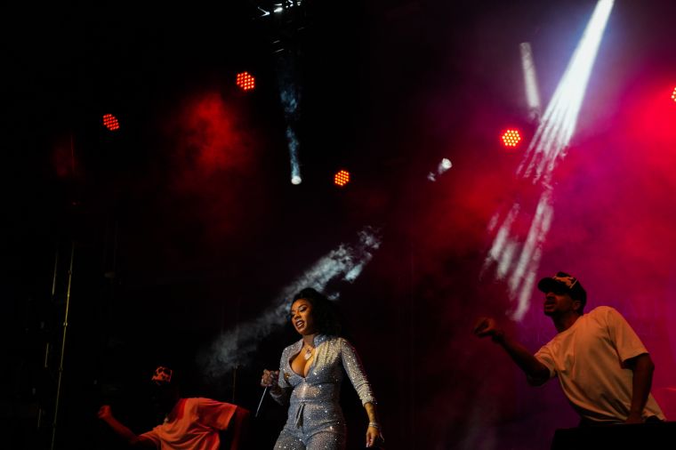 Keyshia Cole at the Cincinnati Music Festival