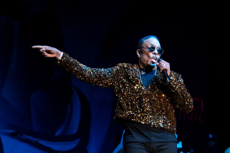 The legendary Charlie Wilson at the Cincinnati Music Festival