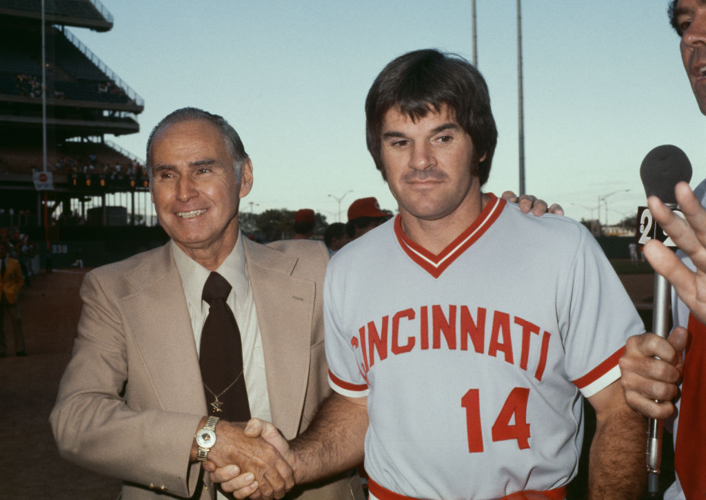 Tommy Holmes And Pete Rose