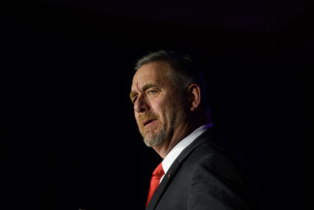 Ohio GOP Gubernatorial Candidate Mike DeWine Attends Election Night In Columbus