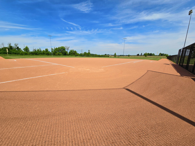 Sunny Baseball Field