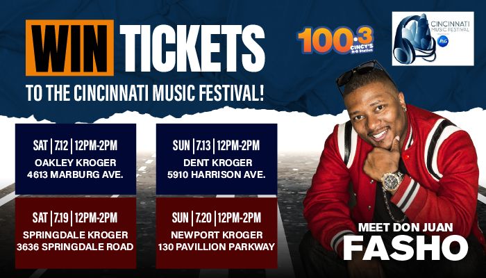 Don Juan Fasho Cincinnati Music Festival Van Hits