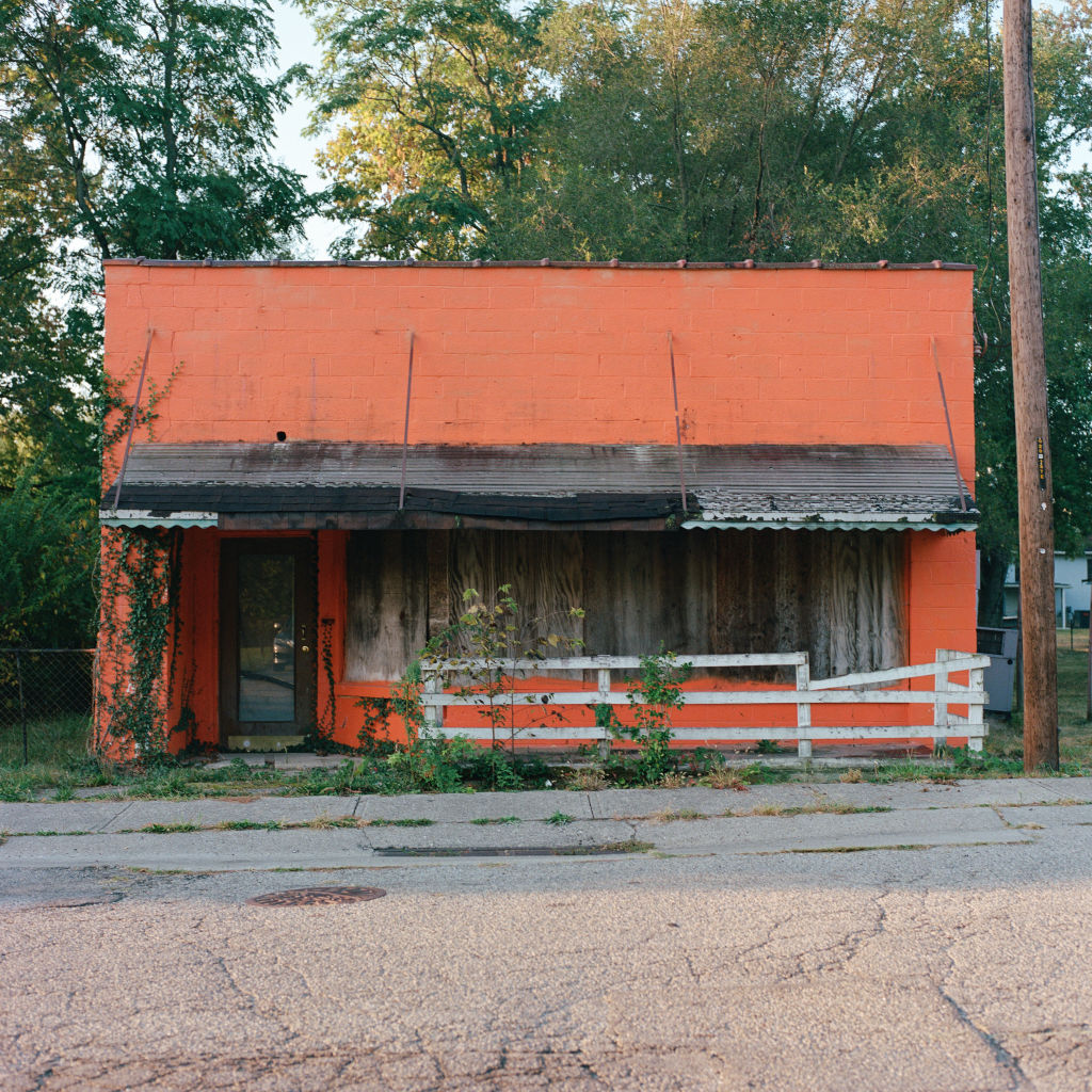 A former storefront no longer occupied in Lincoln Heights, Ohio
