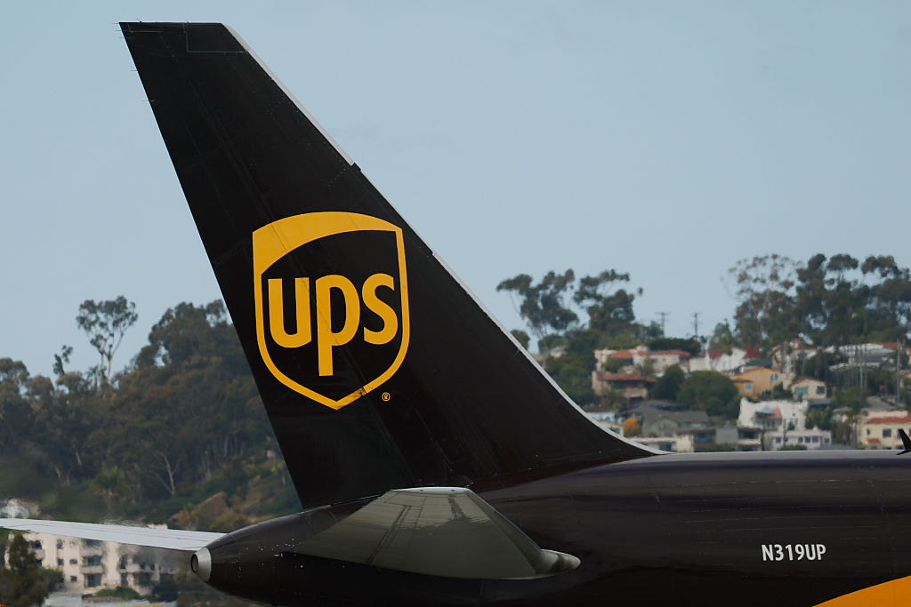 UPS Aircraft At San Diego International Airport