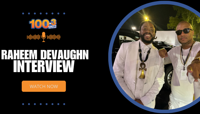 100.3 Raheem Devaughn Interview