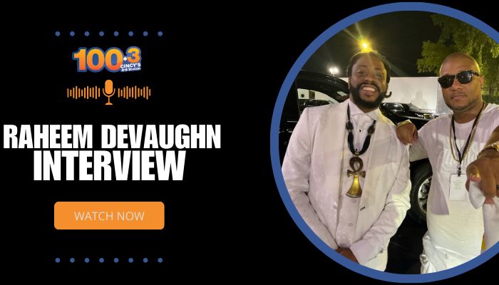 100.3 Raheem Devaughn Interview