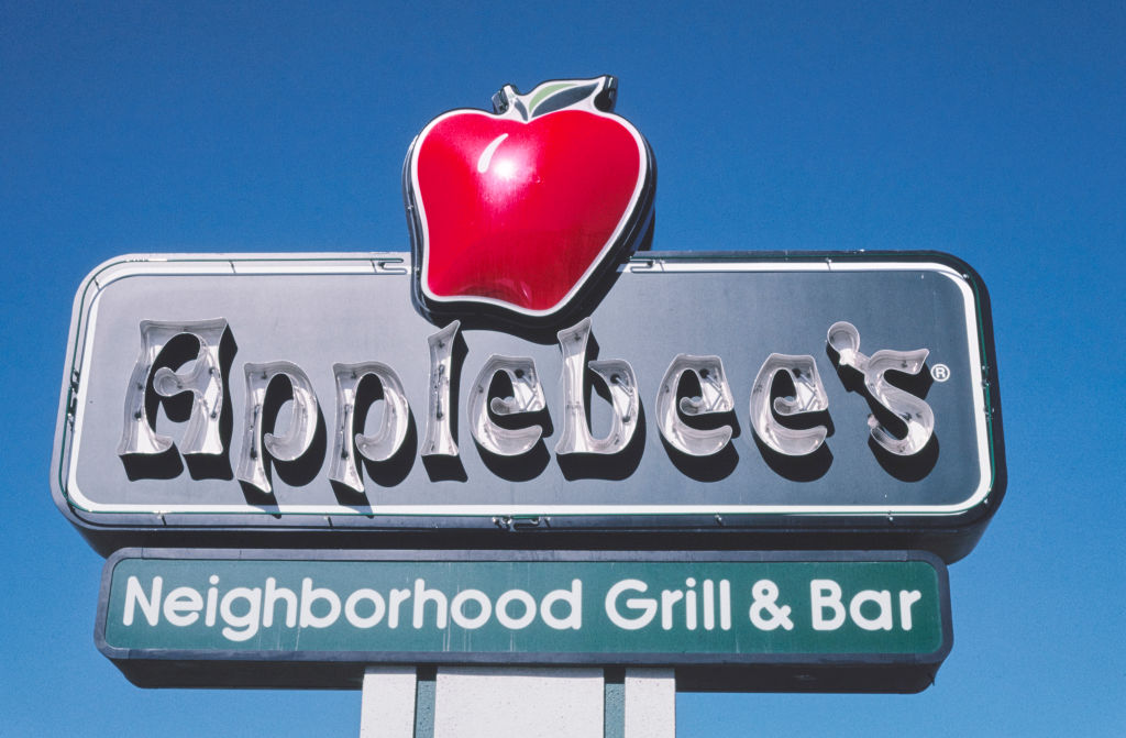 2000s America - Applebee's Restaurant sign, Yuma, Arizona 2003