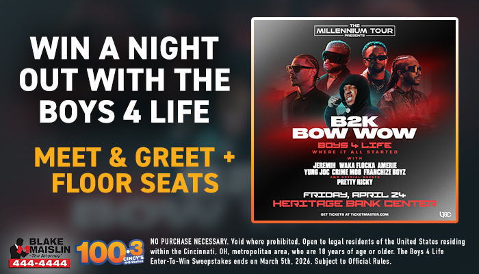 iOne Local | REGISTER TO WIN NIGHT OUT BOYS FOR LIFE TOUR | 2026-02-17