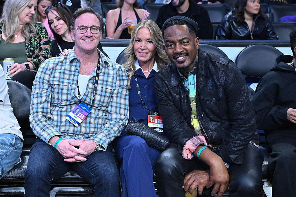 Celebrities At The Los Angeles Lakers Game