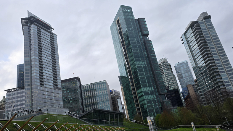 Vancouver's Coal Harbor Cityscape - April 22, 2026.